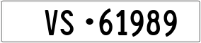 Truck License Plate